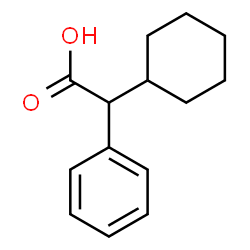 ChemSpider 2D Image | CYCLOHEXYLPHENYLACETIC ACID | C14H18O2