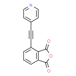 ChemSpider 2D Image | 4-(4-Pyridinylethynyl)-2-benzofuran-1,3-dione | C15H7NO3