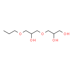 ChemSpider 2D Image | 3-(2-Hydroxy-3-propoxypropoxy)-1,2-propanediol | C9H20O5