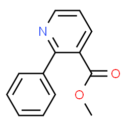 ChemSpider 2D Image | Methyl 2-phenylnicotinate | C13H11NO2