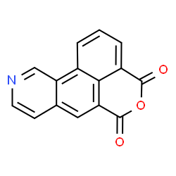 ChemSpider 2D Image | 4H,6H-Isochromeno[4,5-gh]isoquinoline-4,6-dione | C15H7NO3