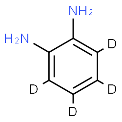 ChemSpider 2D Image | 1,2-Phenylenediamine-d4 | C6H4D4N2