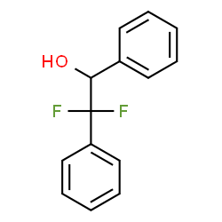 ChemSpider 2D Image | 2,2-Difluoro-1,2-diphenylethanol | C14H12F2O