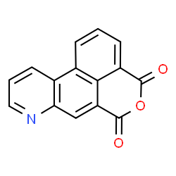 ChemSpider 2D Image | 4H,6H-Isochromeno[5,4-fg]quinoline-4,6-dione | C15H7NO3