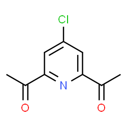 ChemSpider 2D Image | 4-Chloro-2,6-diacetylpyridine | C9H8ClNO2