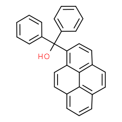 ChemSpider 2D Image | Diphenyl(1-pyrenyl)methanol | C29H20O