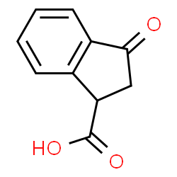 ChemSpider 2D Image | 3-Oxo-1-Indancarboxylic Acid | C10H8O3