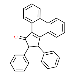 ChemSpider 2D Image | 2,3-Diphenyl-2,3-dihydro-1H-cyclopenta[l]phenanthren-1-one | C29H20O
