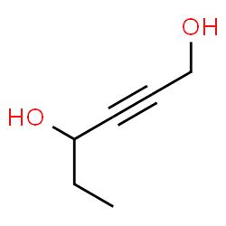 ChemSpider 2D Image | 2-Hexyne-1,4-diol | C6H10O2