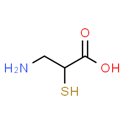 ChemSpider 2D Image | 3-Amino-2-sulfanylpropanoic acid | C3H7NO2S