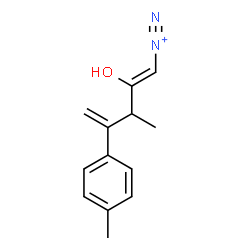 ChemSpider 2D Image | (1Z)-2-Hydroxy-3-methyl-4-(4-methylphenyl)-1,4-pentadiene-1-diazonium | C13H15N2O