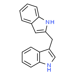 ChemSpider 2D Image | 2-(1H-Indol-3-ylmethyl)-1H-indole | C17H14N2
