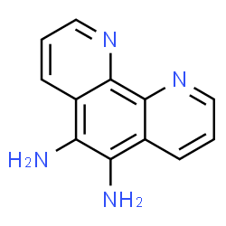 ChemSpider 2D Image | 1,10-Phenanthroline-5,6-diamine | C12H10N4