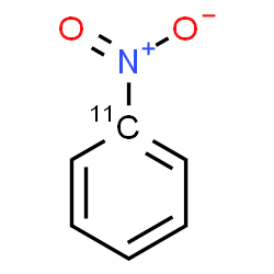 ChemSpider 2D Image | Nitro(1-~11~C)benzene | C511CH5NO2