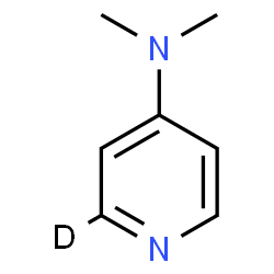 ChemSpider 2D Image | N,N-Dimethyl-4-(2-~2~H)pyridinamine | C7H9DN2
