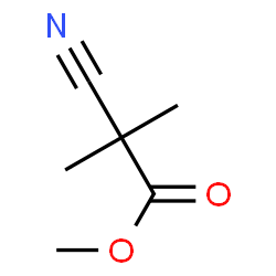 ChemSpider 2D Image | Methyl 2-cyano-2-methylpropanoate | C6H9NO2