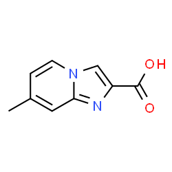 ChemSpider 2D Image | 7-methylimidazo[1,2-a]pyridine-2-carboxylic acid | C9H8N2O2