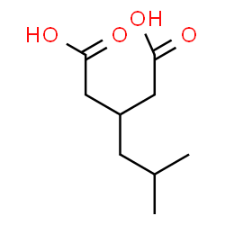 ChemSpider 2D Image | 3-isobutylglutaric acid | C9H16O4