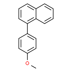ChemSpider 2D Image | 1-(4-Methoxyphenyl)naphthalene | C17H14O