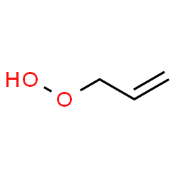 ChemSpider 2D Image | Allyl hydroperoxide | C3H6O2