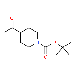 ChemSpider 2D Image | tert-Butyl 4-acetylpiperidine-1-carboxylate | C12H21NO3