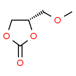 ChemSpider 2D Image | (4S)-4-(Methoxymethyl)-1,3-dioxolan-2-one | C5H8O4