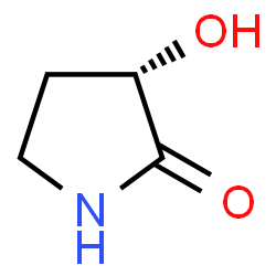 ChemSpider 2D Image | 3-Hydroxy-2-pyrrolidinone | C4H7NO2