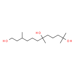 ChemSpider 2D Image | 3,7,11-Trimethyl-1,7,11-dodecanetriol | C15H32O3