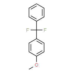 ChemSpider 2D Image | 1-(Difluorophenylmethyl)-4-methoxybenzene | C14H12F2O