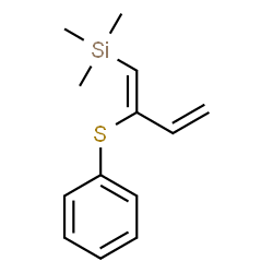 ChemSpider 2D Image | Trimethyl[(1Z)-2-(phenylsulfanyl)-1,3-butadien-1-yl]silane | C13H18SSi
