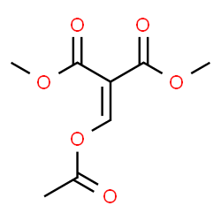ChemSpider 2D Image | Dimethyl (acetoxymethylene)malonate | C8H10O6