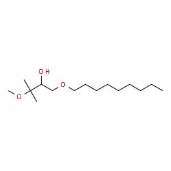 ChemSpider 2D Image | 3-Methoxy-3-methyl-1-(nonyloxy)-2-butanol | C15H32O3