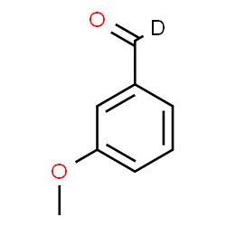 ChemSpider 2D Image | 3-Methoxy(formyl-~2~H)benzaldehyde | C8H7DO2