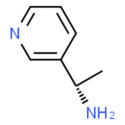 ChemSpider 2D Image | (S)-1-(3-Pyridyl)ethylamine | C7H10N2