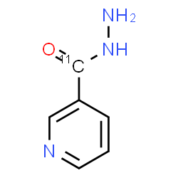 ChemSpider 2D Image | 3-Pyridine(~11~C)carbohydrazide | C511CH7N3O