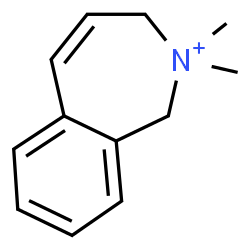 ChemSpider 2D Image | 2,2-Dimethyl-2,3-dihydro-1H-2-benzazepinium | C12H16N