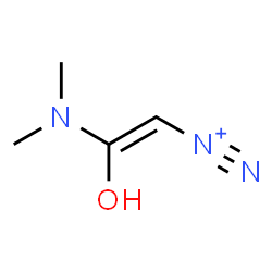 ChemSpider 2D Image | (Z)-2-(Dimethylamino)-2-hydroxyethenediazonium | C4H8N3O