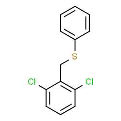 ChemSpider 2D Image | 1,3-Dichloro-2-[(phenylsulfanyl)methyl]benzene | C13H10Cl2S