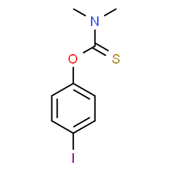 ChemSpider 2D Image | O-(4-Iodophenyl) dimethylcarbamothioate | C9H10INOS