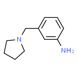 ChemSpider 2D Image | 3-(1-Pyrrolidinylmethyl)aniline | C11H16N2