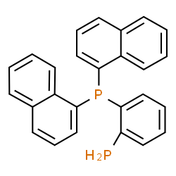 ChemSpider 2D Image | Di-1-naphthyl(2-phosphinophenyl)phosphine | C26H20P2