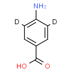 ChemSpider 2D Image | 4-Amino(3,5-~2~H_2_)benzoic acid | C7H5D2NO2