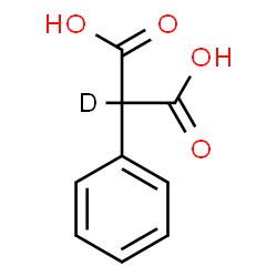 ChemSpider 2D Image | Phenyl(~2~H)propanedioic acid | C9H7DO4