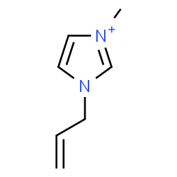 ChemSpider 2D Image | 1-Allyl-3-methyl-1H-imidazol-3-ium | C7H11N2
