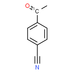 ChemSpider 2D Image | 4-[(1-~11~C)Ethanoyl]benzonitrile | C811CH7NO