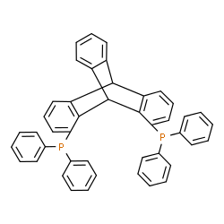 ChemSpider 2D Image | Pentacyclo[6.6.6.0~2,7~.0~9,14~.0~15,20~]icosa-2,4,6,9,11,13,15,17,19-nonaene-3,13-diylbis(diphenylphosphine) | C44H32P2