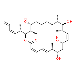 ChemSpider 2D Image | (3Z,5E,7R,8S,10S,11Z,13S,14R,15S,20R,21S,22S)-22-[(2S,3Z)-3,5-Hexadien-2-yl]-8,10,14,20-tetrahydroxy-7,13,15,21-tetramethyloxacyclodocosa-3,5,11-trien-2-one | C31H50O6