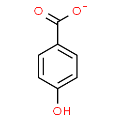 ChemSpider 2D Image | 4-Hydroxybenzoate | C7H5O3