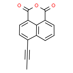 ChemSpider 2D Image | 6-(1-Propyn-1-yl)-1H,3H-benzo[de]isochromene-1,3-dione | C15H8O3