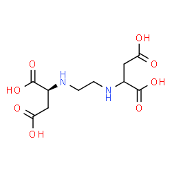 ChemSpider 2D Image | (2S)-2,2'-(1,2-Ethanediyldiimino)disuccinic acid | C10H16N2O8